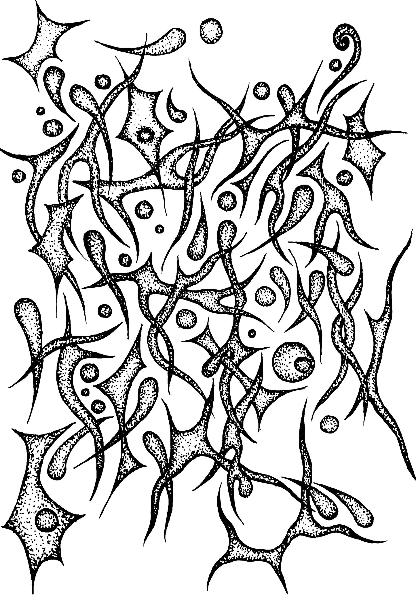 Abstract pattern- custom drawing